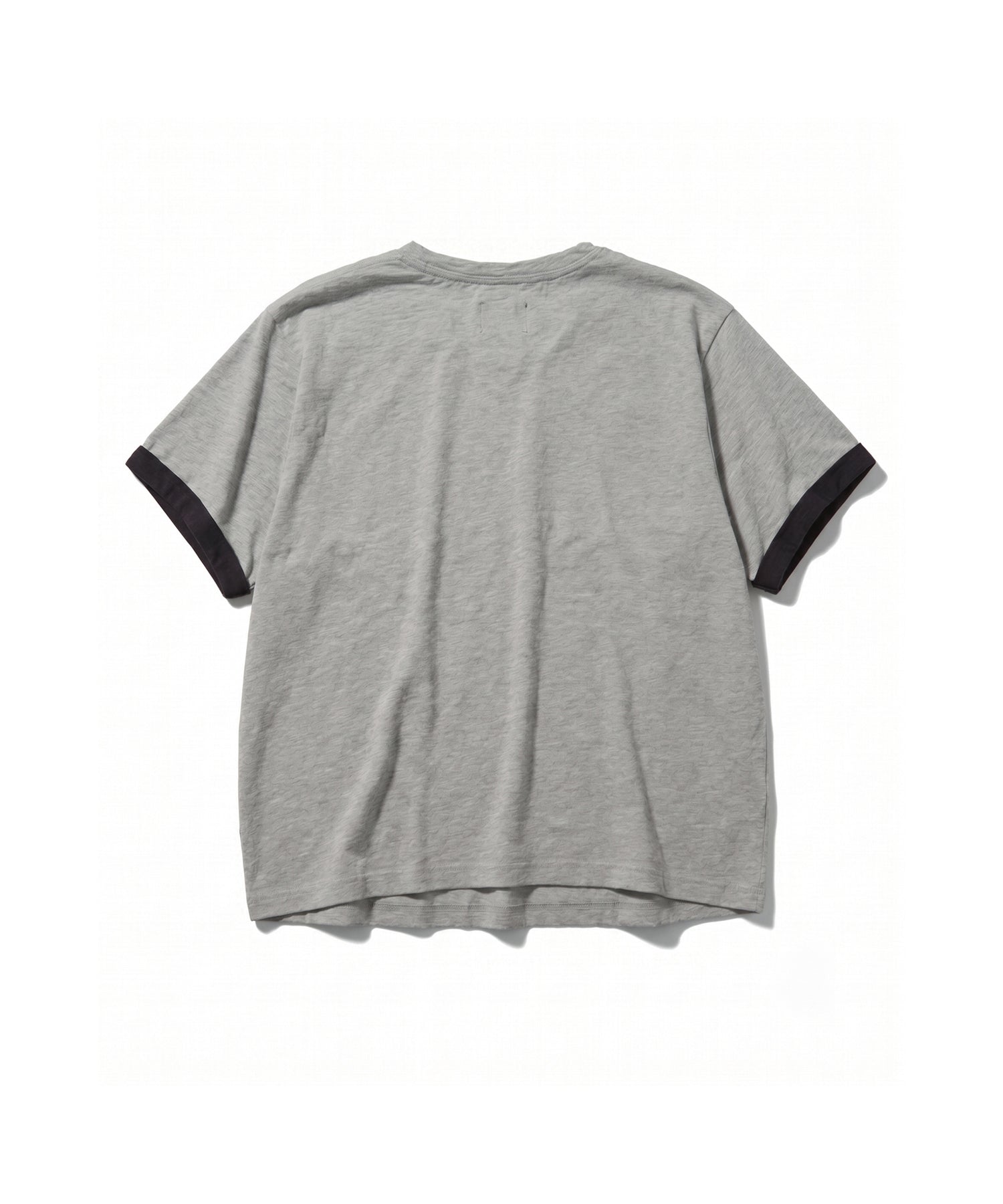 TEXTURED LAYERED TEE [GRAY]
