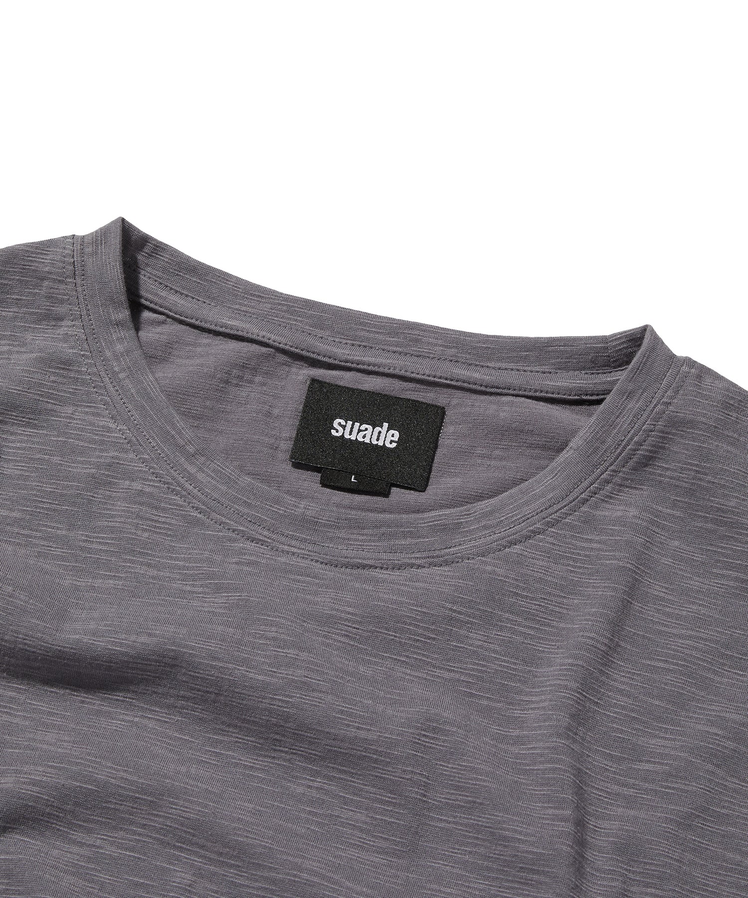TEXTURED LAYERED TEE [PURPLE]