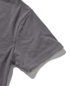 TEXTURED LAYERED TEE [PURPLE]