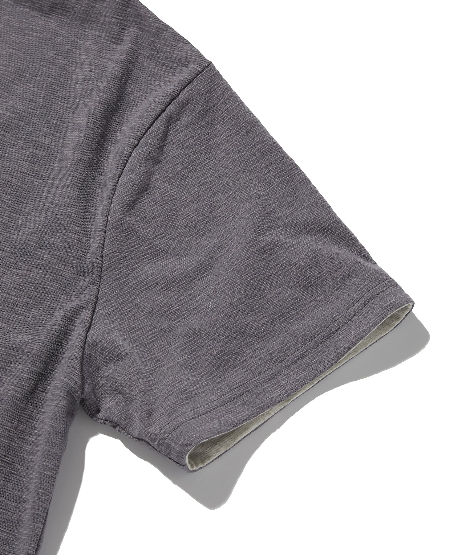 TEXTURED LAYERED TEE [PURPLE]