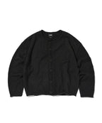 SHEARLING KNIT CARDIGAN [BLACK]