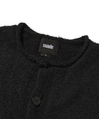 SHEARLING KNIT CARDIGAN [BLACK]