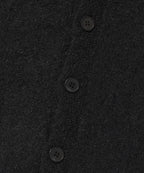 SHEARLING KNIT CARDIGAN [BLACK]