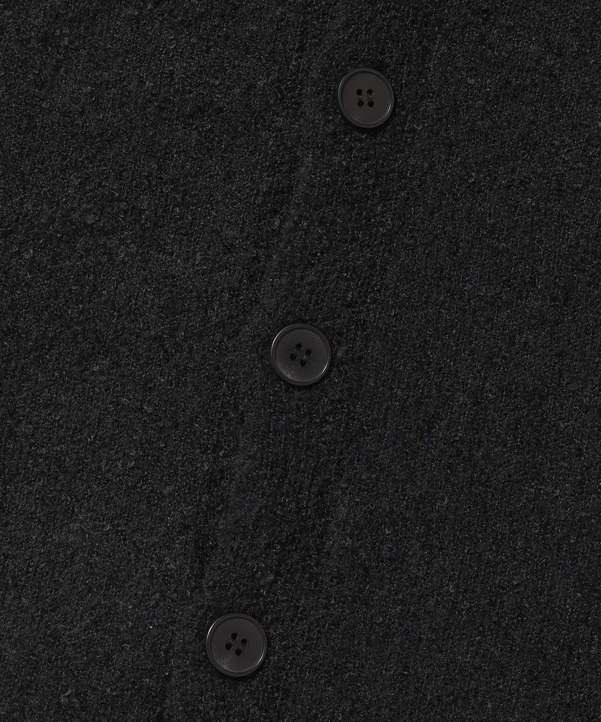 SHEARLING KNIT CARDIGAN [BLACK]