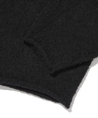SHEARLING KNIT CARDIGAN [BLACK]