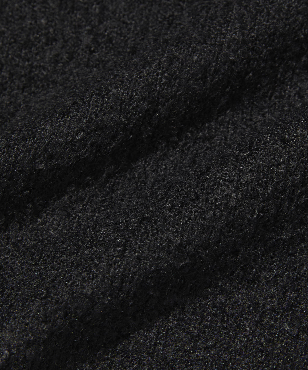 SHEARLING KNIT CARDIGAN [BLACK]