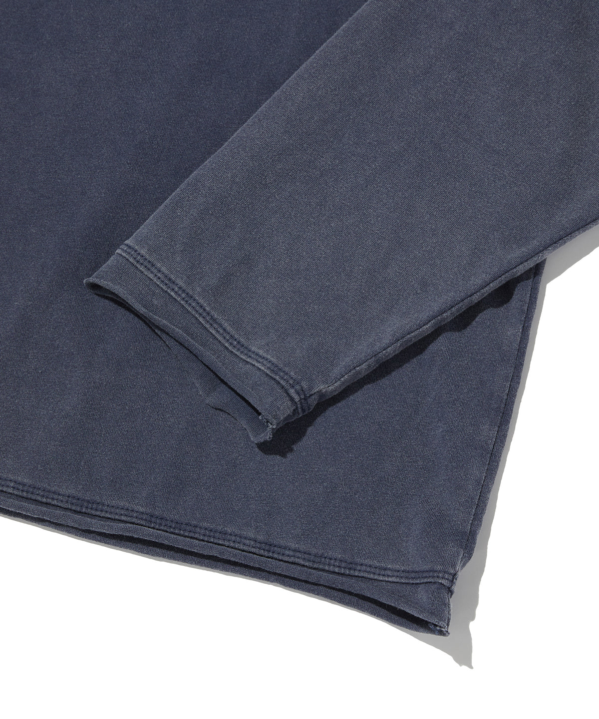 WASHED HENLEY NECK [WASHING NAVY]