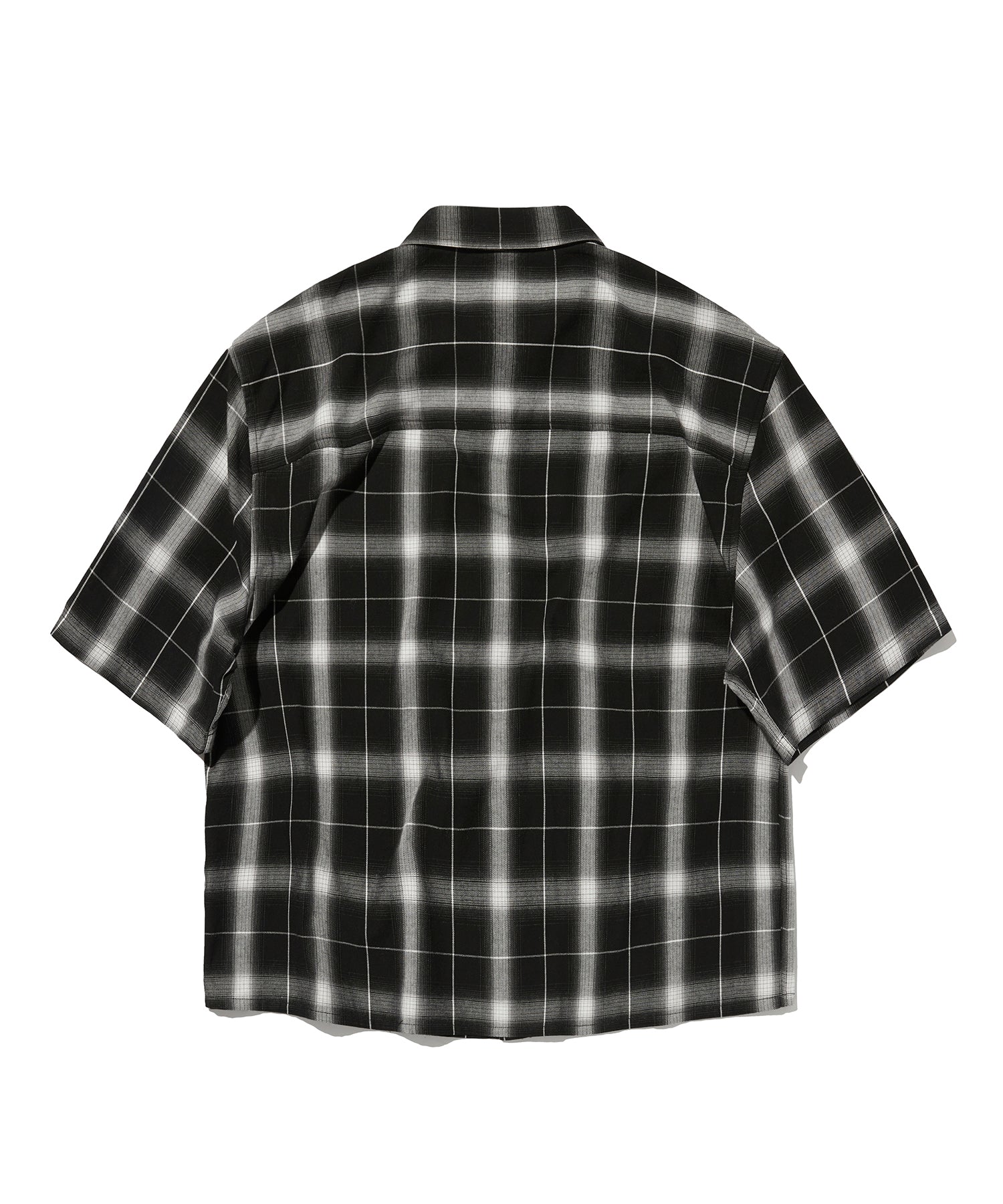 CHECK SHORT SLEEVE SHIRT [BLACK]