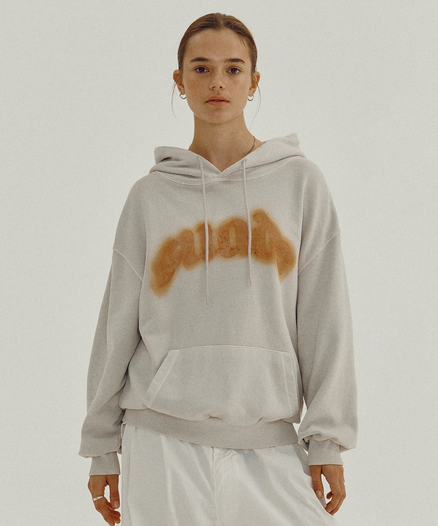 FIRE SUADE HOODIE [PIGMENT BEIGE]