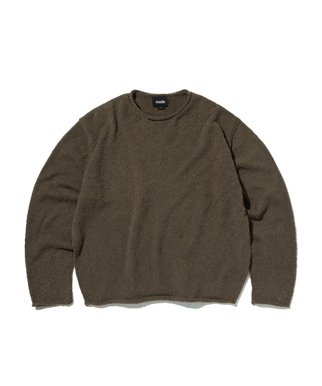 SHEARLING KNIT [BROWN]