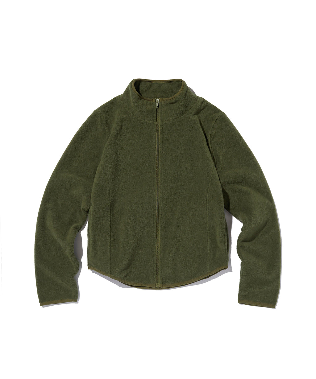 SLIM FLEECE JACKET [KHAKI]
