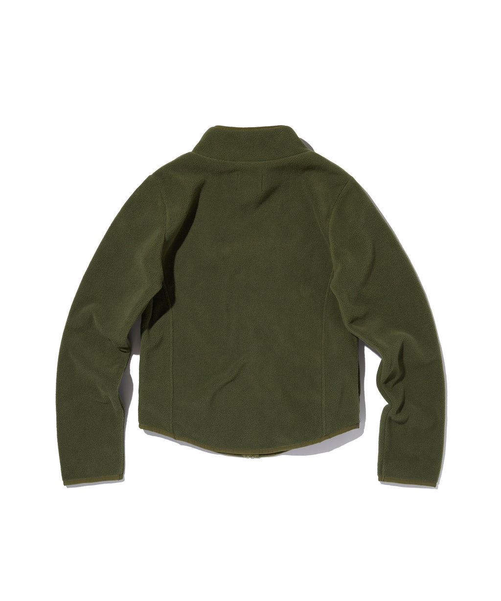 SLIM FLEECE JACKET [KHAKI]
