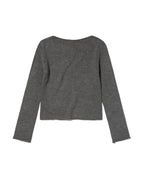 BOAT NECK KNIT [GRAY]