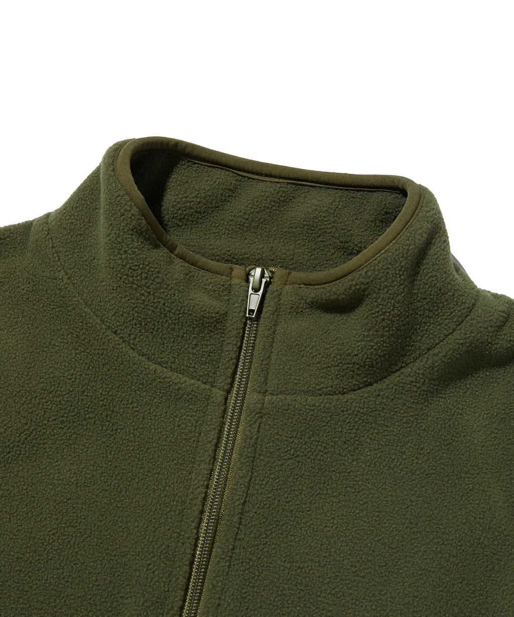 SLIM FLEECE JACKET [KHAKI]