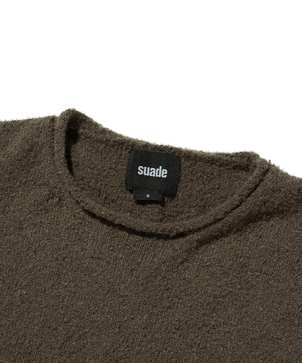 SHEARLING KNIT [BROWN]