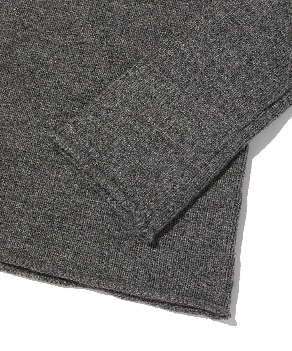 BOAT NECK KNIT [GRAY]