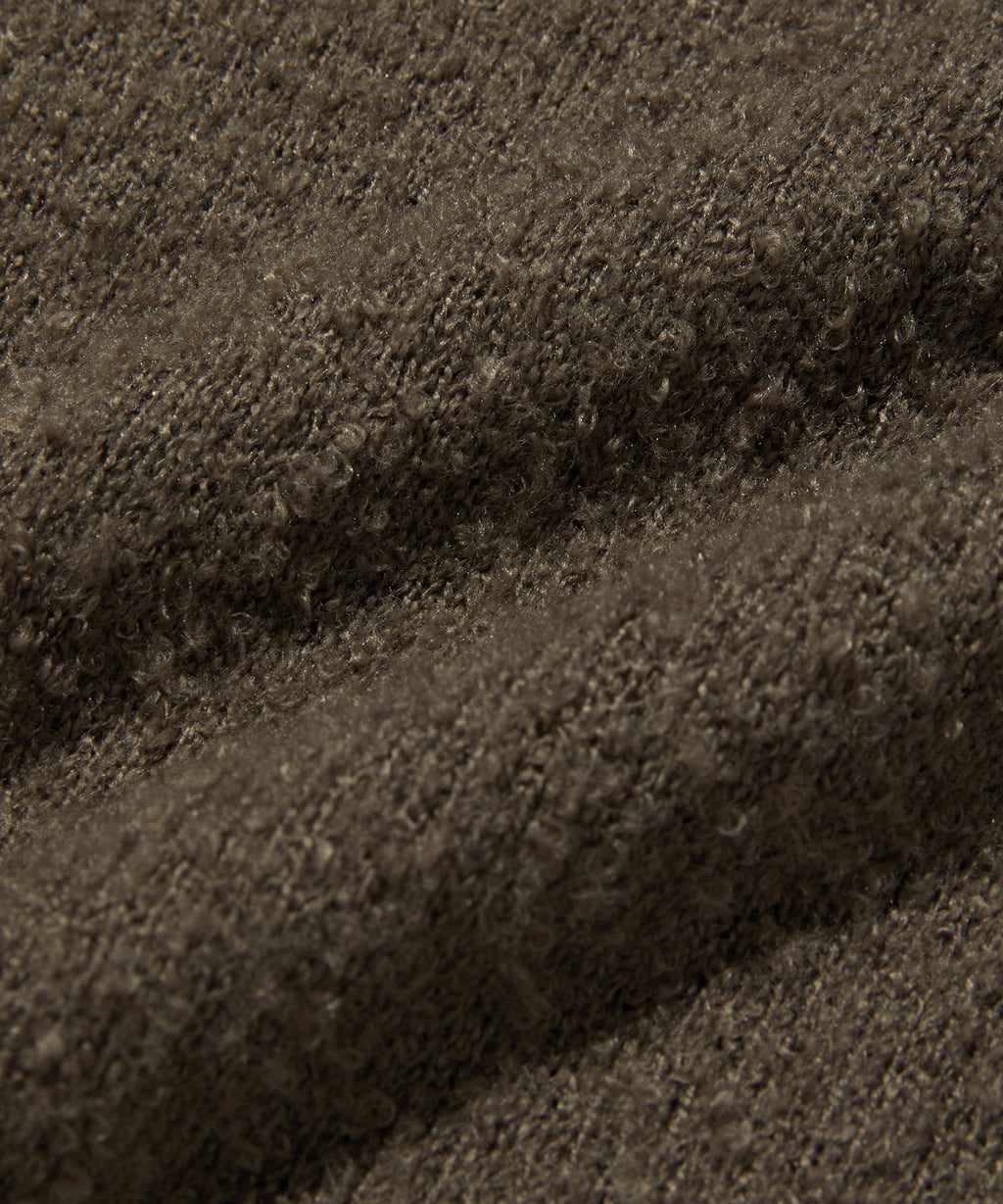 SHEARLING KNIT [BROWN]