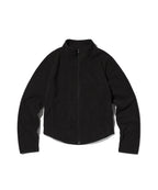 SLIM FLEECE JACKET [BLACK]