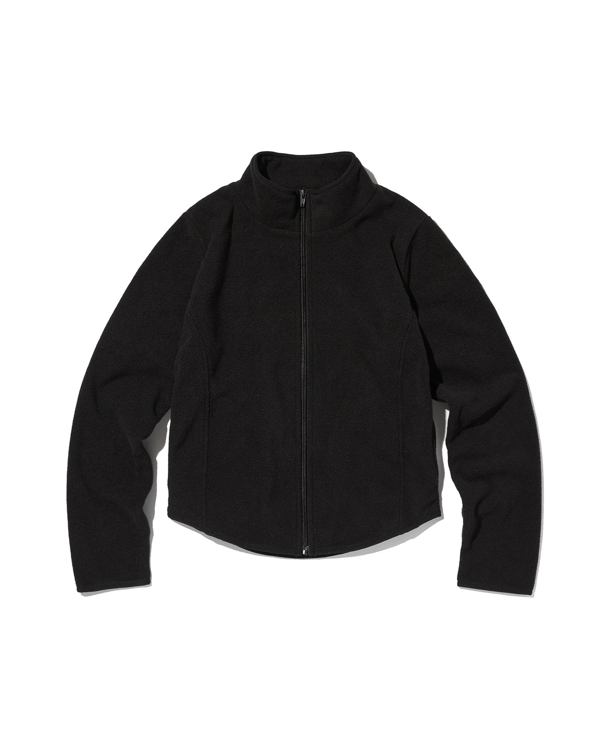 SLIM FLEECE JACKET [BLACK]