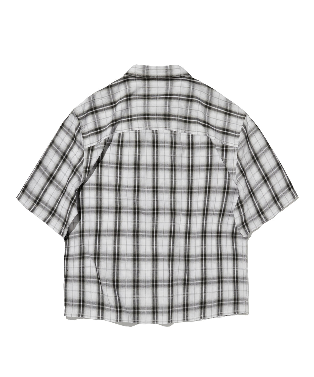 CHECK SHORT SLEEVE SHIRT [WHITE]