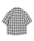 CHECK SHORT SLEEVE SHIRT [WHITE]