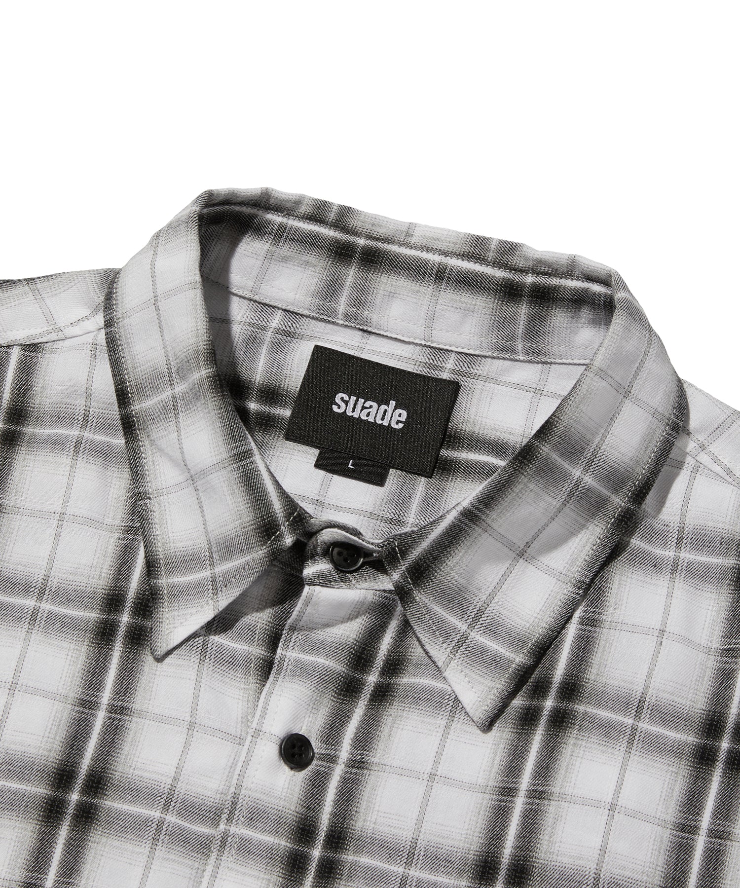 CHECK SHORT SLEEVE SHIRT [WHITE]