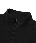 SLIM FLEECE JACKET [BLACK]