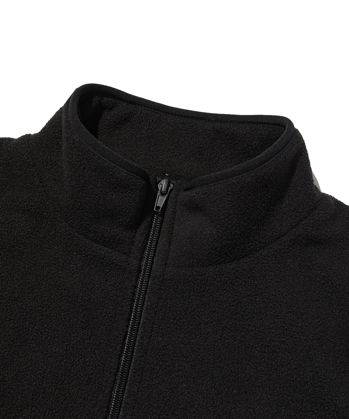 SLIM FLEECE JACKET [BLACK]