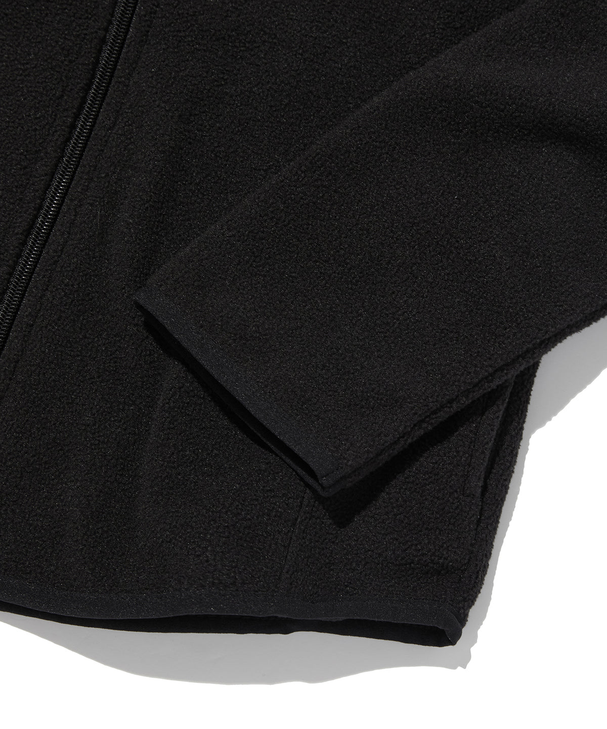 SLIM FLEECE JACKET [BLACK]