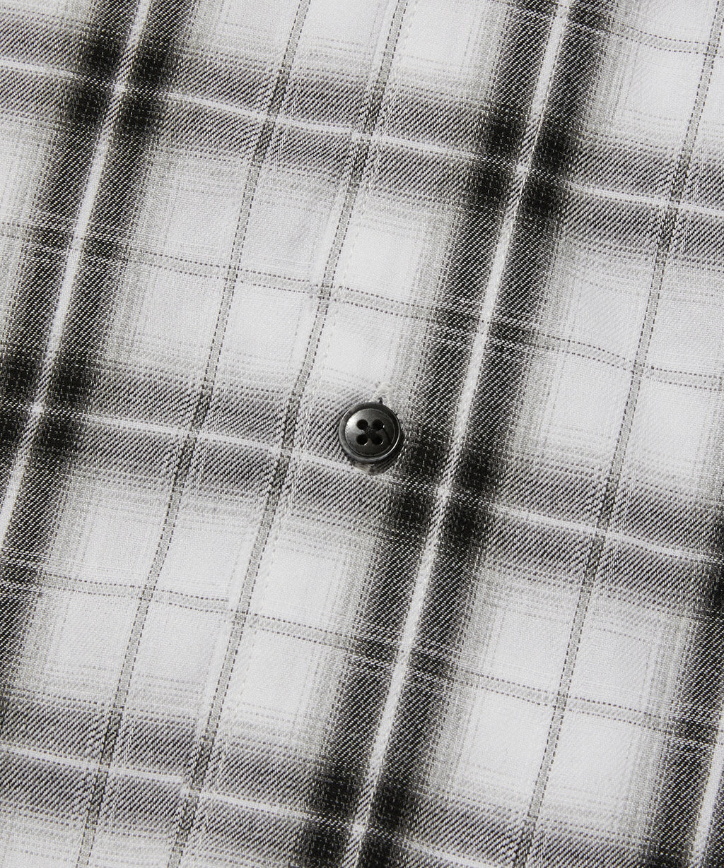 CHECK SHORT SLEEVE SHIRT [WHITE]