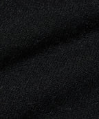 V NECK ROLLED KNIT [BLACK]