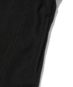 SLIM FLEECE JACKET [BLACK]
