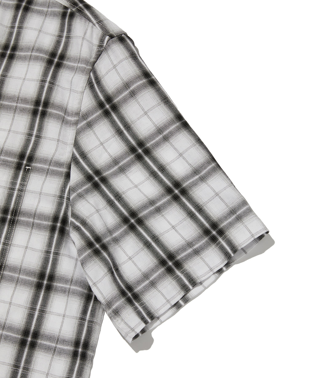 CHECK SHORT SLEEVE SHIRT [WHITE]