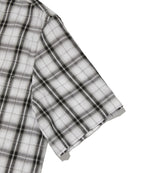 CHECK SHORT SLEEVE SHIRT [WHITE]