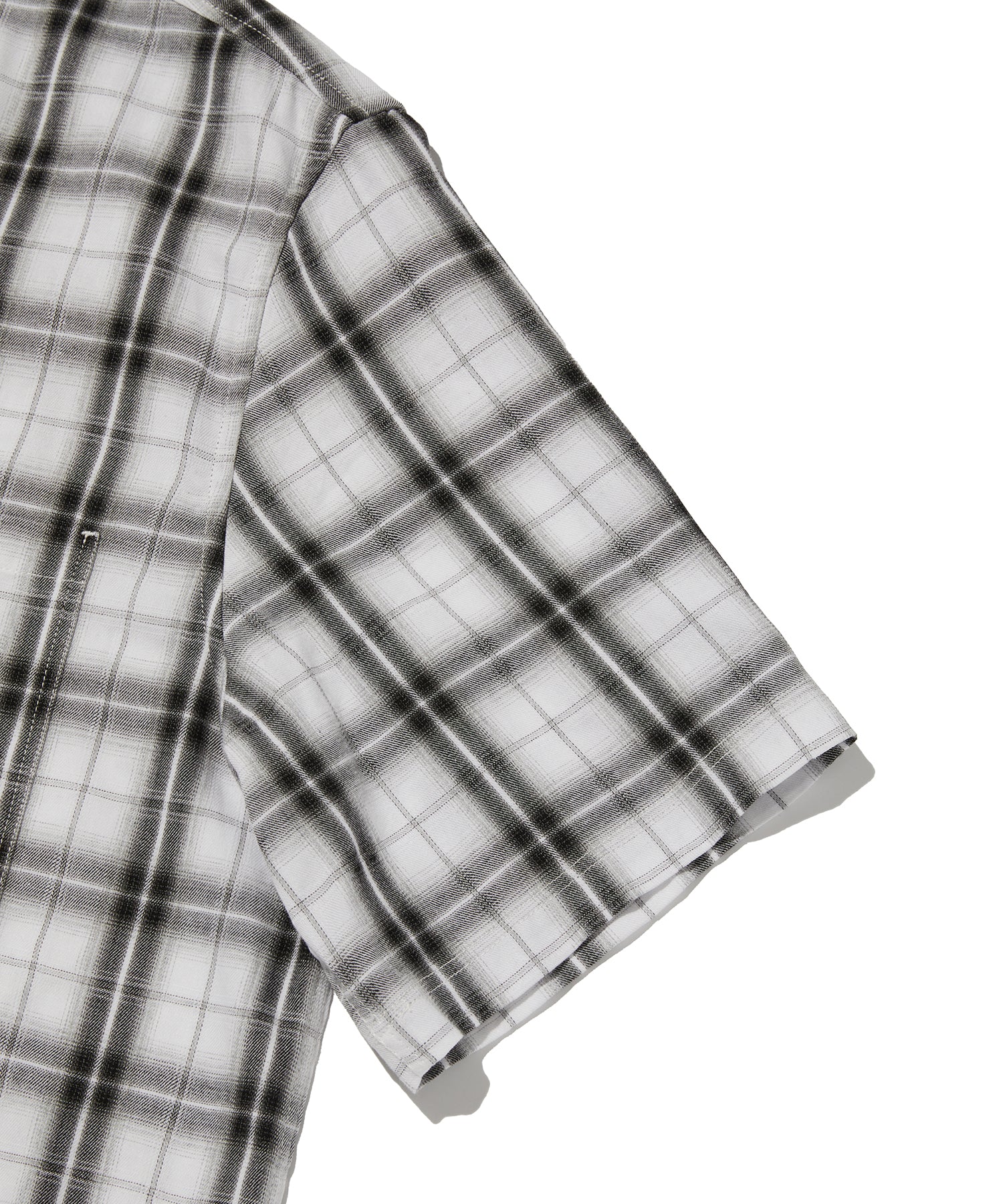 CHECK SHORT SLEEVE SHIRT [WHITE]