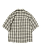 CHECK SHORT SLEEVE SHIRT [IVORY]