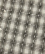 CHECK SHORT SLEEVE SHIRT [IVORY]