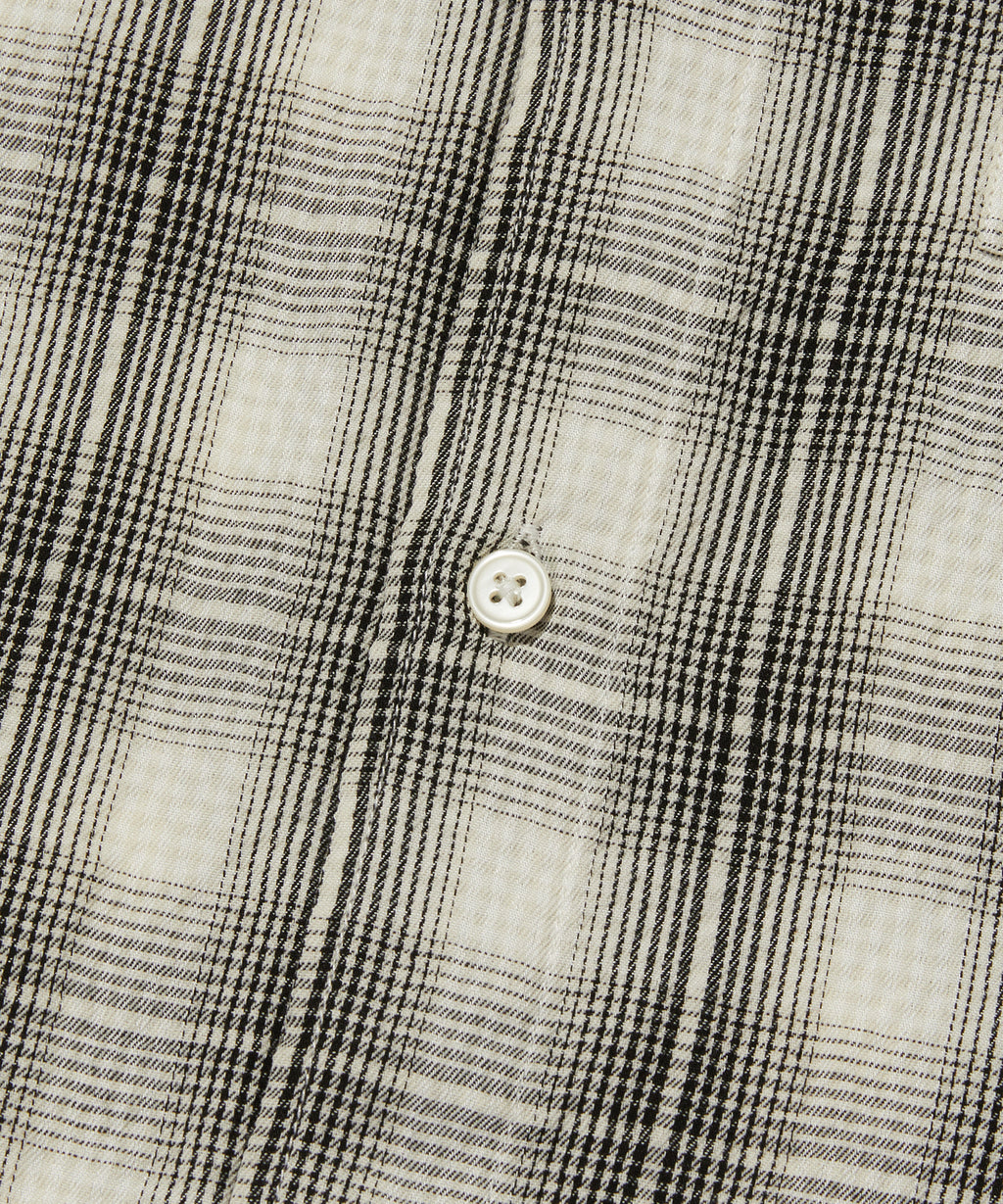 CHECK SHORT SLEEVE SHIRT [IVORY]