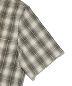 CHECK SHORT SLEEVE SHIRT [IVORY]