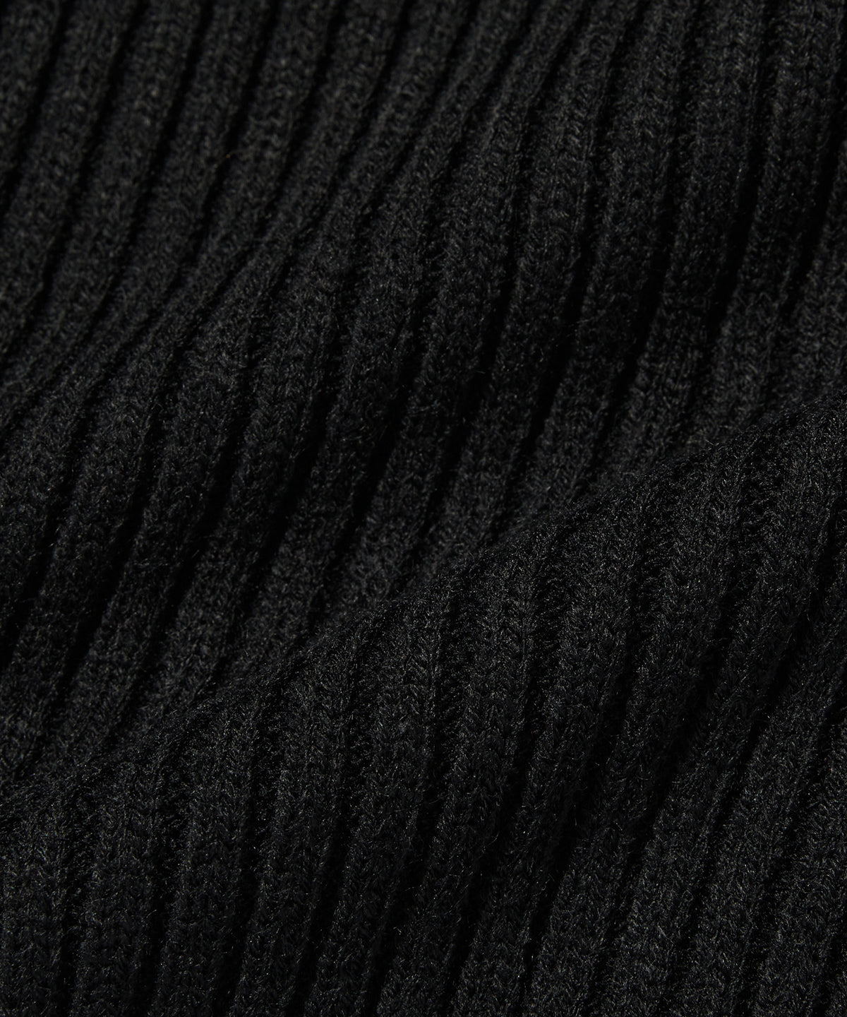 DAMAGE KNIT ZIP UP [BLACK]