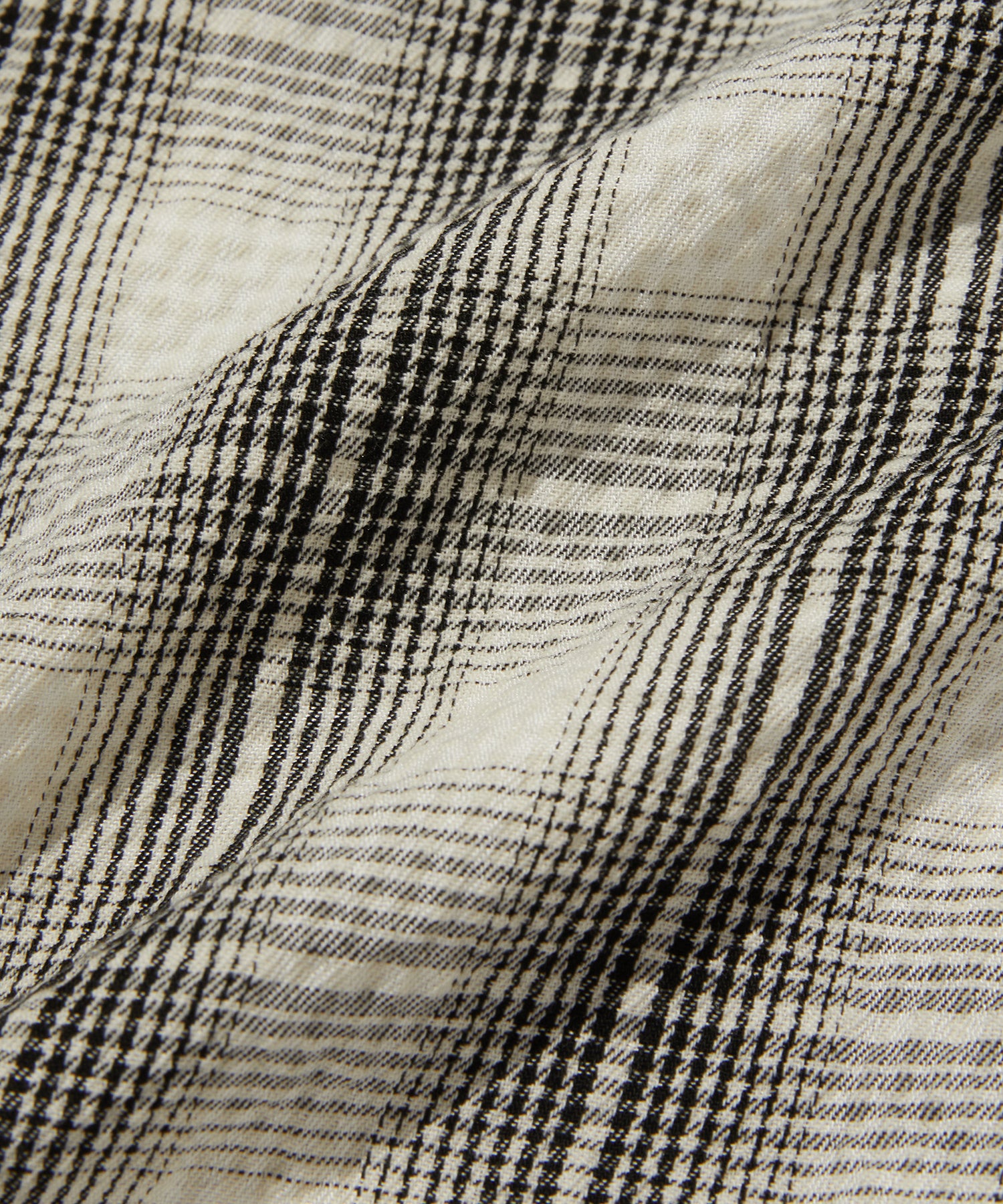 CHECK SHORT SLEEVE SHIRT [IVORY]