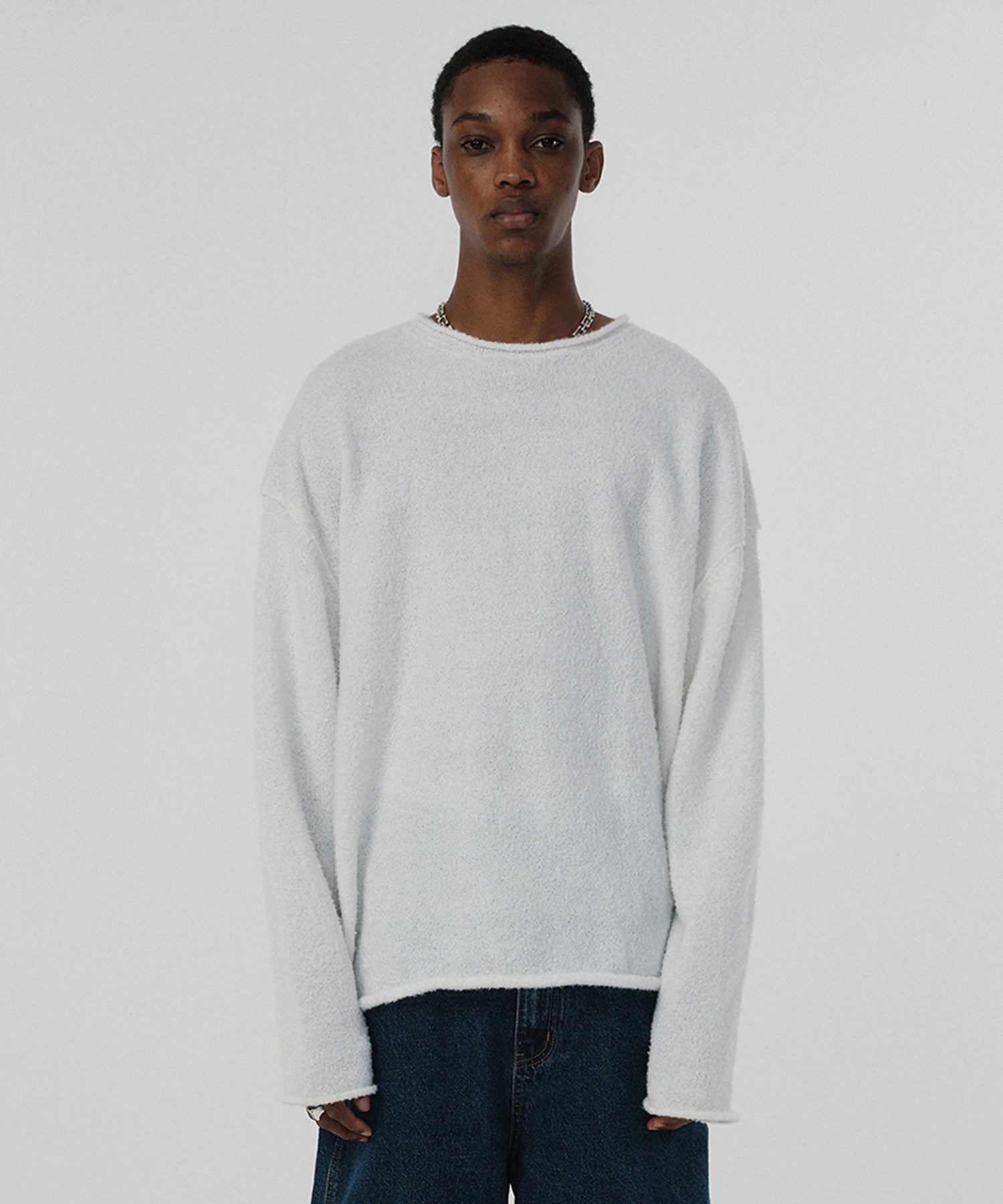 SHEARLING KNIT [WHITE]