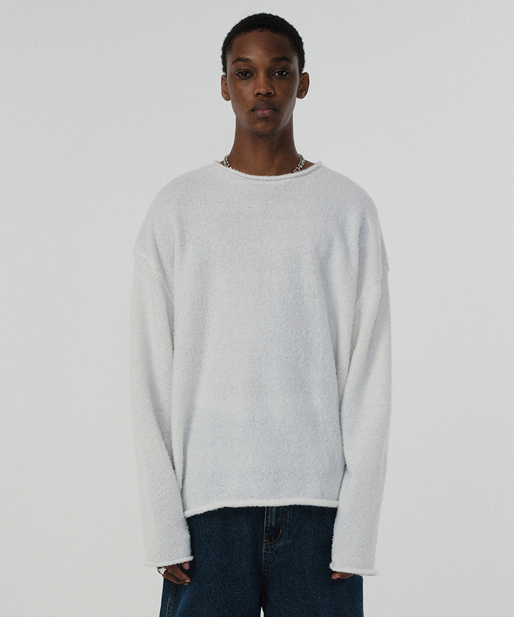 SHEARLING KNIT [WHITE]