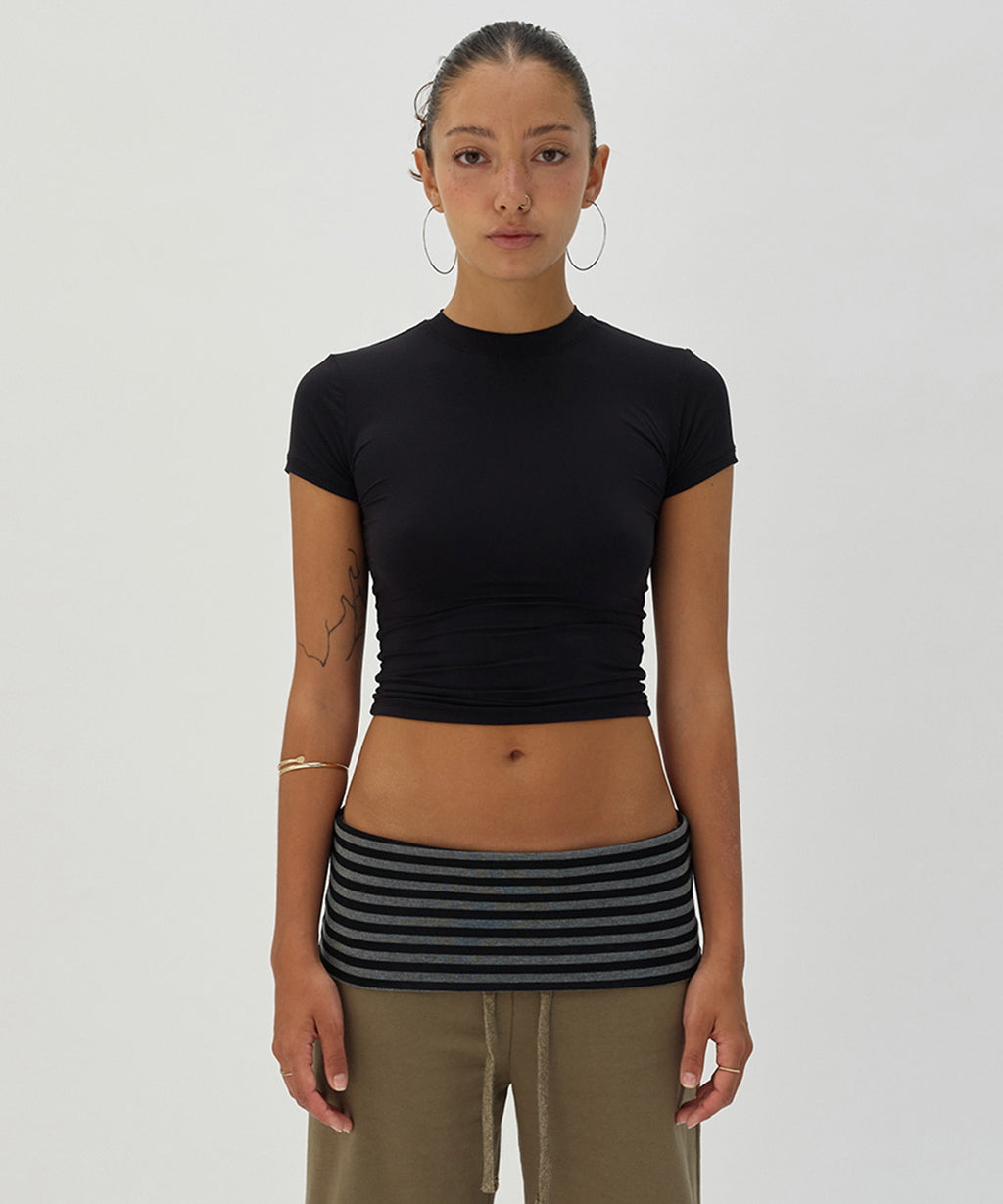 SHORT FIT JERSEY [BLACK]