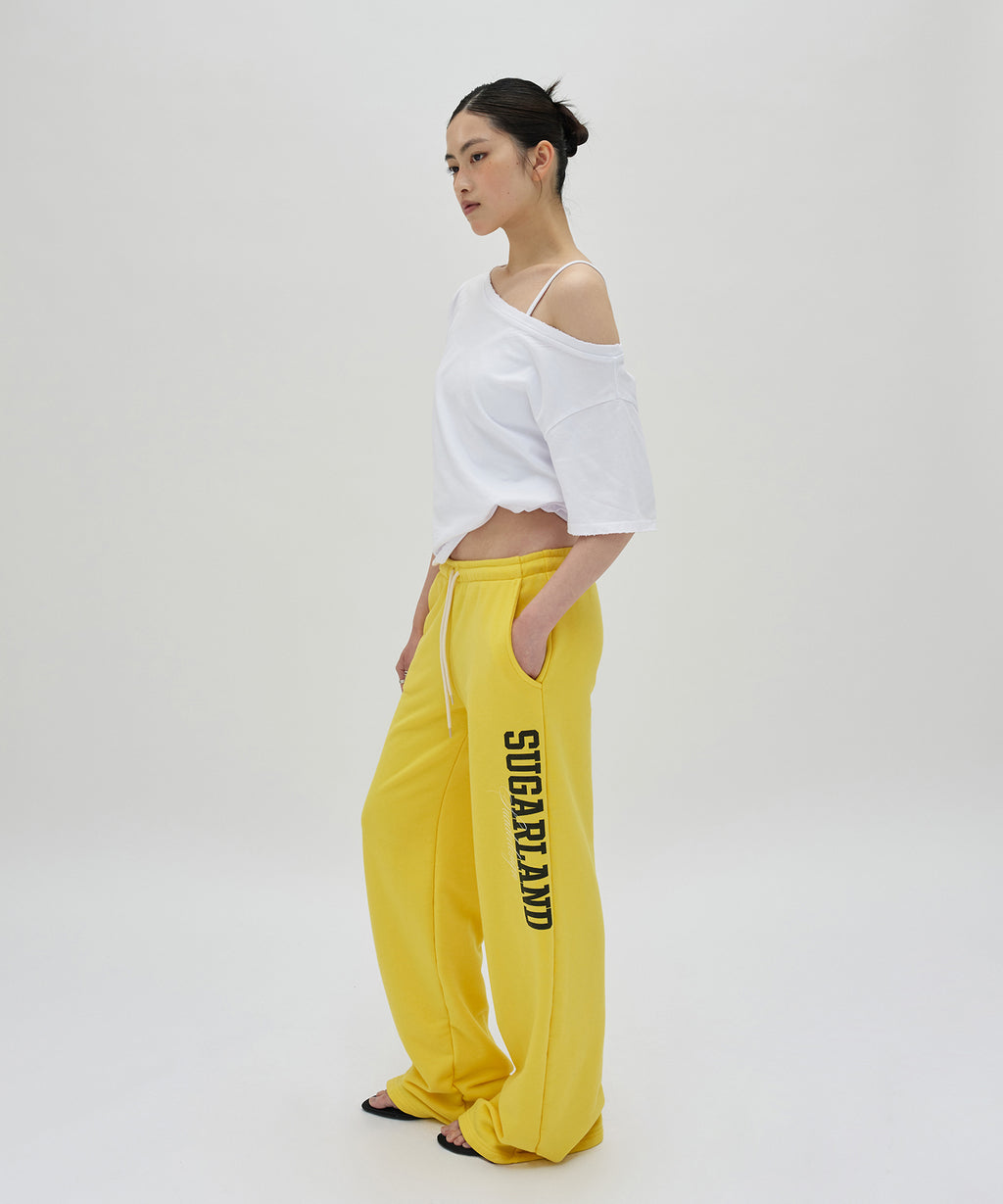 SUGARLAND SWEAT PANTS [YELLOW]