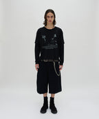 CUT EDGE SHORTS [BLACK]