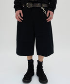 CUT EDGE SHORTS [BLACK]
