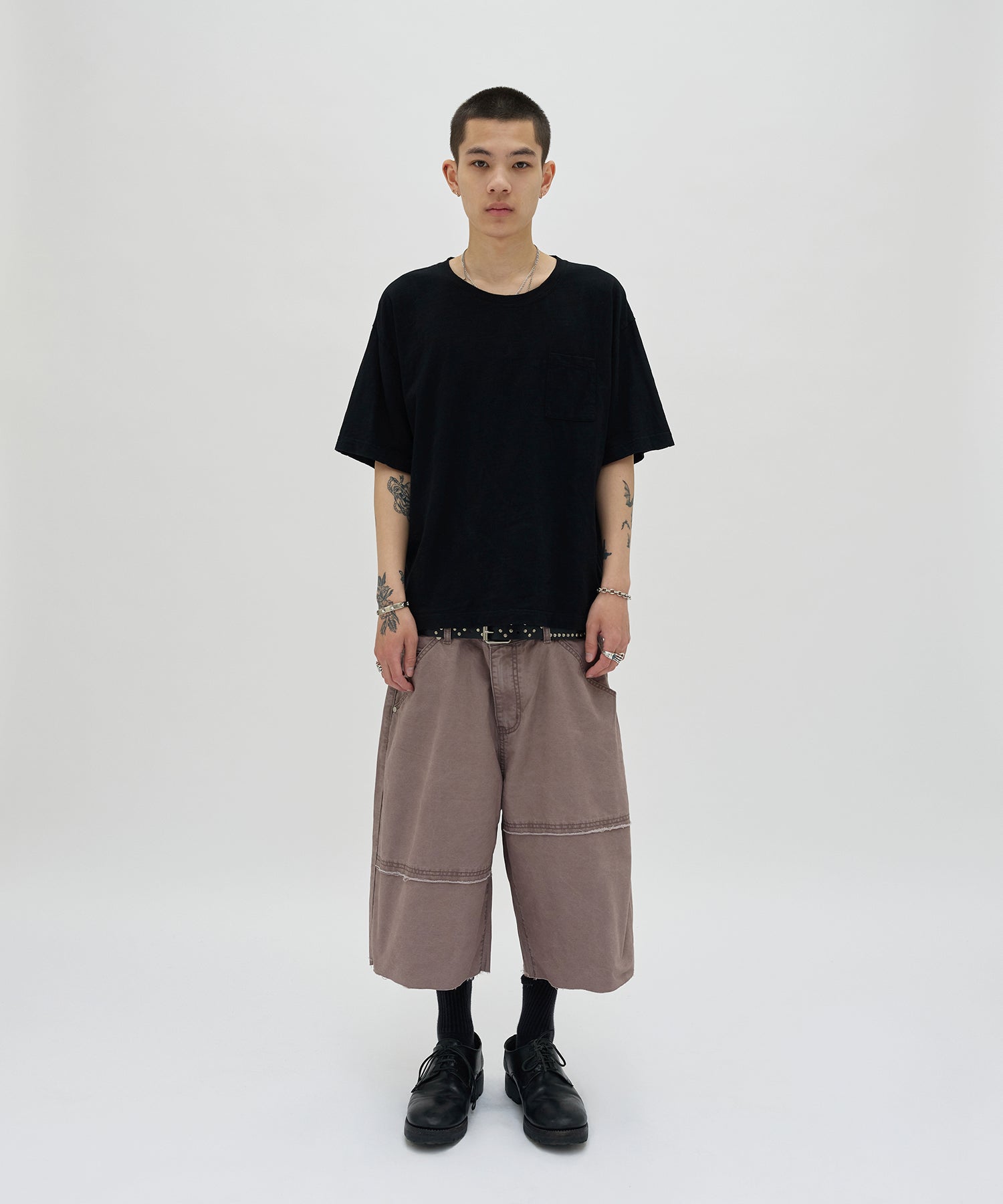 CUT EDGE SHORTS [MOCHA BROWN]