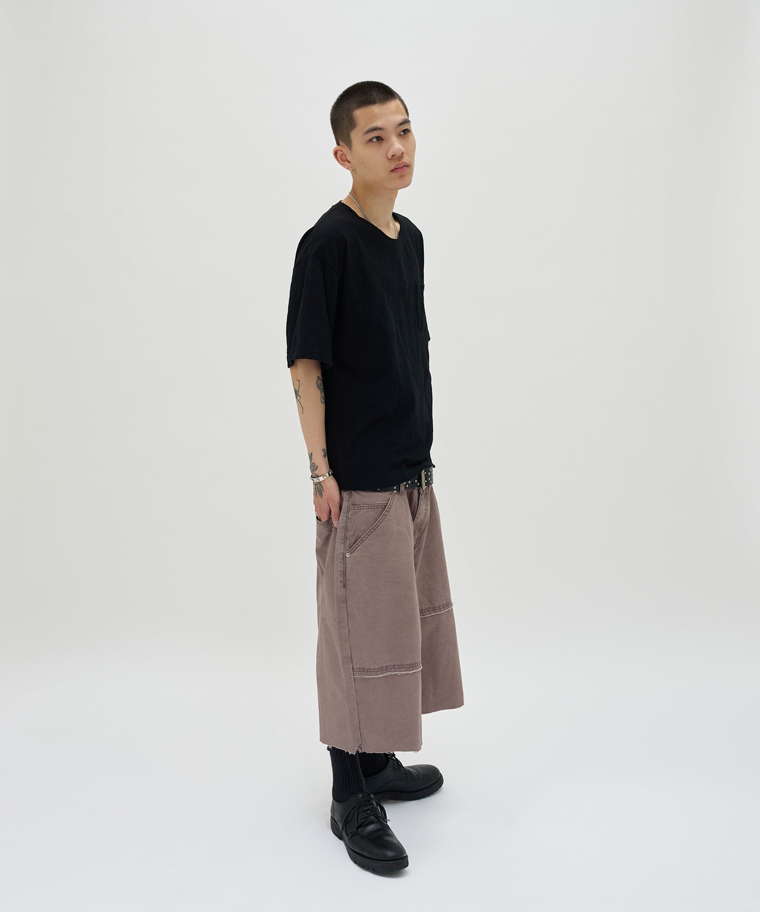 CUT EDGE SHORTS [MOCHA BROWN]