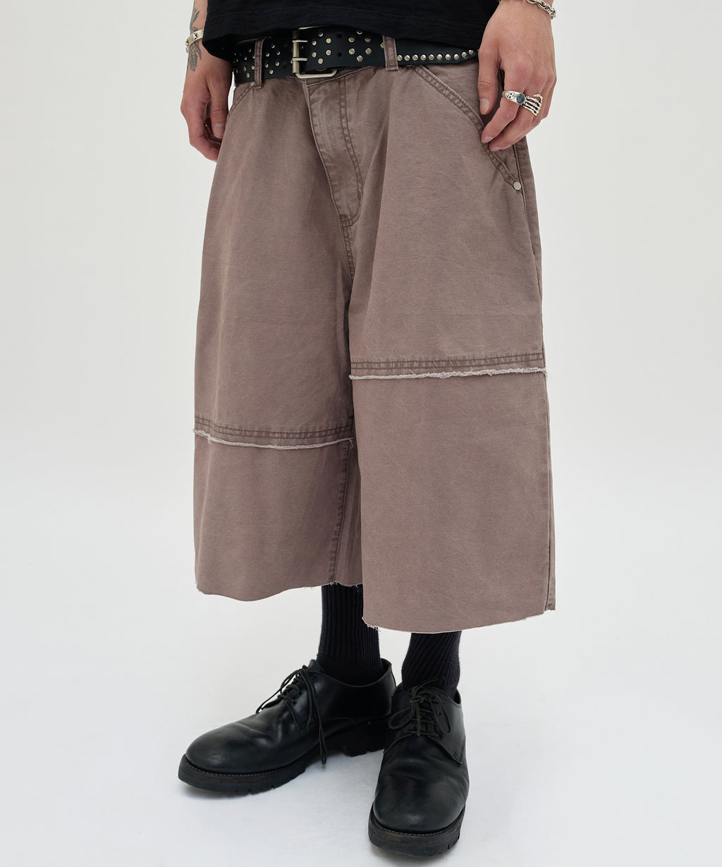 CUT EDGE SHORTS [MOCHA BROWN]